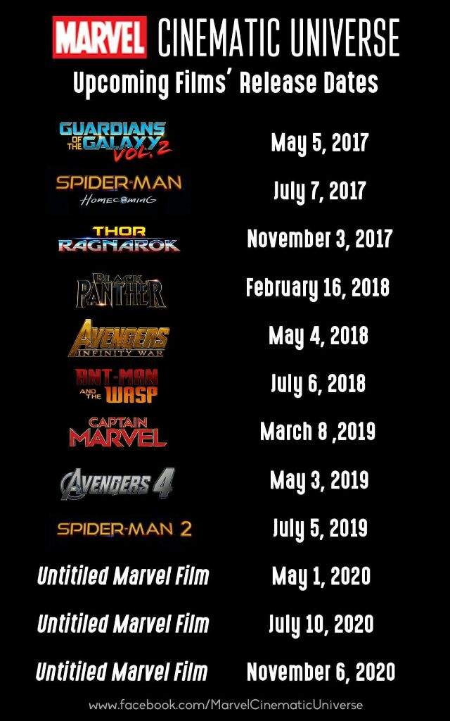 This is MCU movie release date | Comics Amino