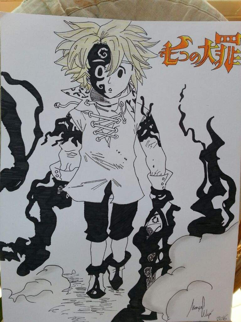 Dibujo Meliodas - Nanatsu No Taizai | •Anime• Amino