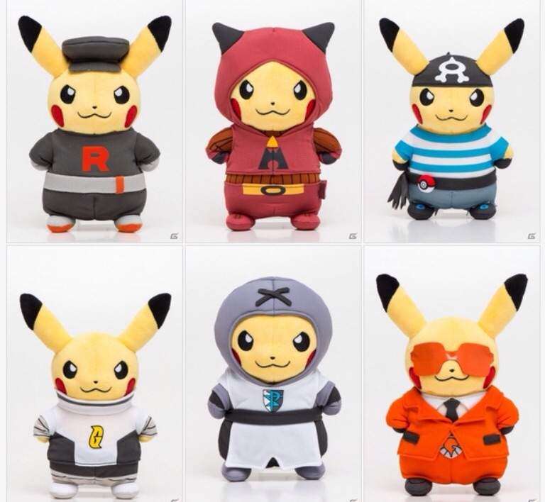 team skull pikachu plush