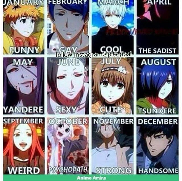 Birthday month? Anime Amino