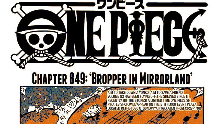 One Piece Chapter 849 Viz Comparison One Piece Amino