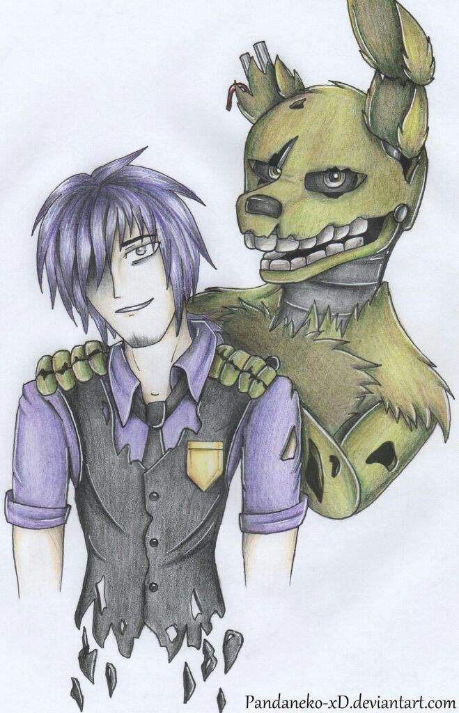 Purple Guy And Springtrap Five Nights At Freddys Amino