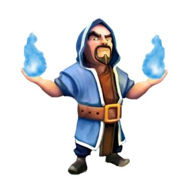 clash of clans wizard