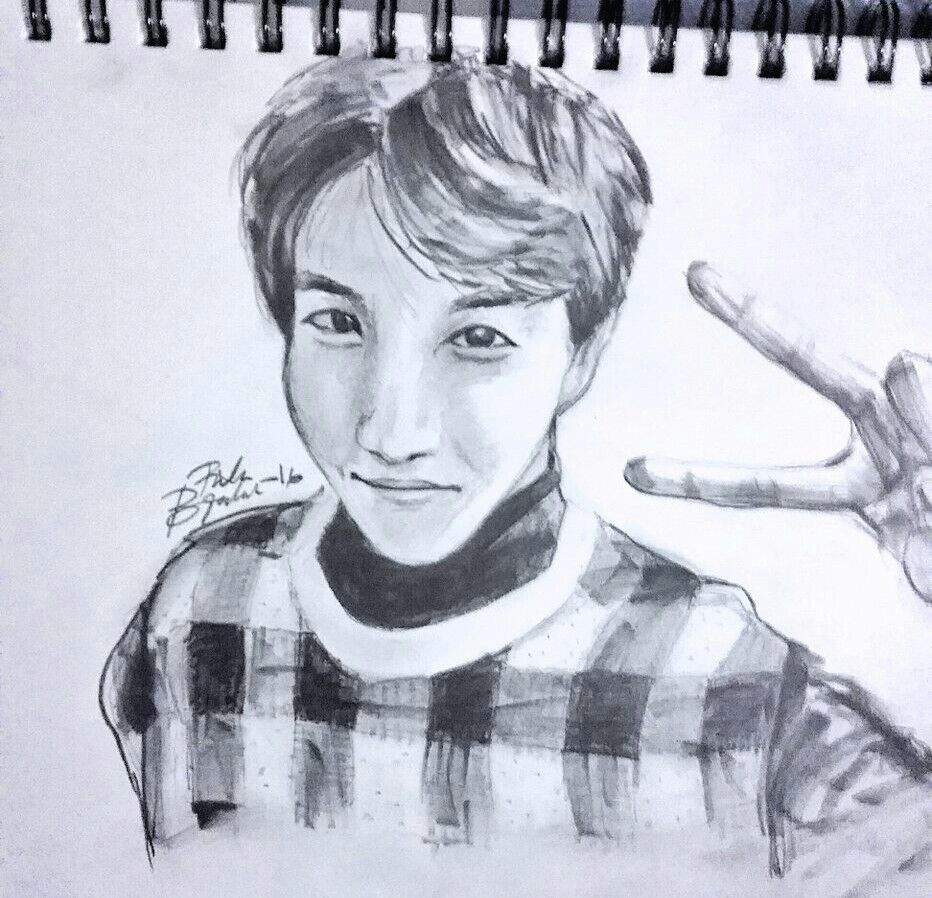 Jung Hoseok Drawing with tutorial! 💕 | ARMY's Amino