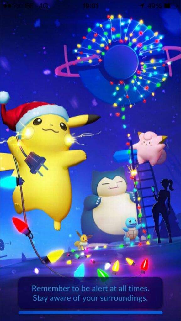 Pokemon Go Christmas Start Up Screen 16 Pokemon Amino