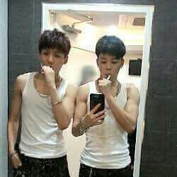 Jimin and Jungkook brushing their teeth together | ARMY's Amino