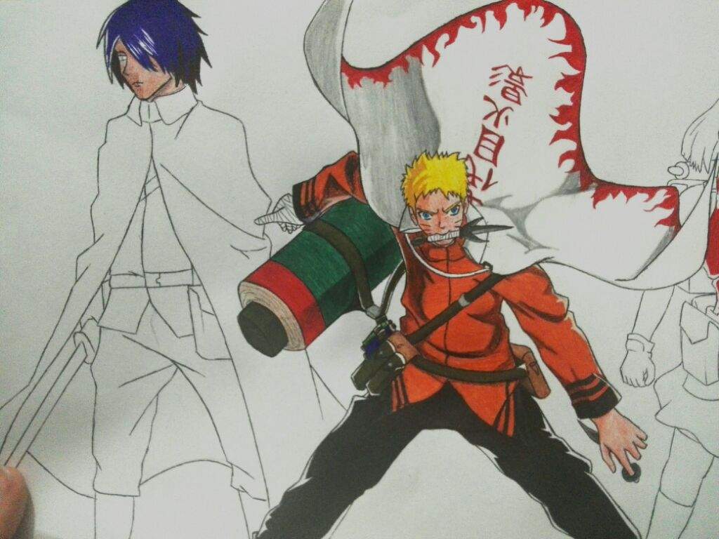 Dibujo de Naruto, Sasuke y Sakura | •Anime• Amino