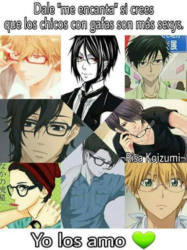 Amo los lentes!!! | •Anime• Amino