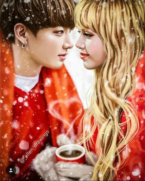 Black pink lisa and jungkook😻😻 | ARMY's Amino