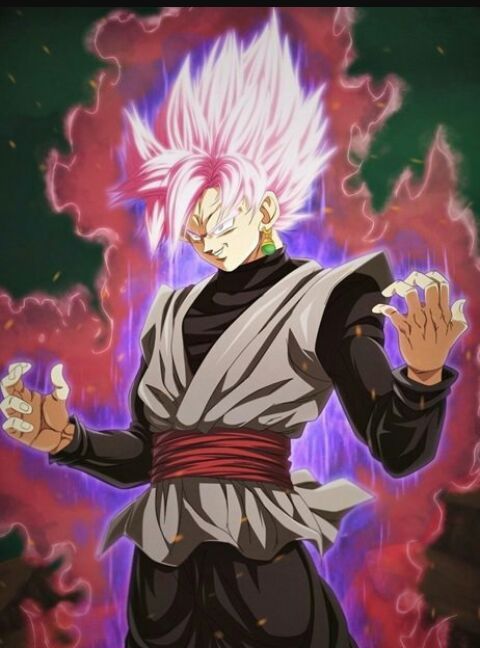 Goku Black Dios Súper Sayayín Rose 