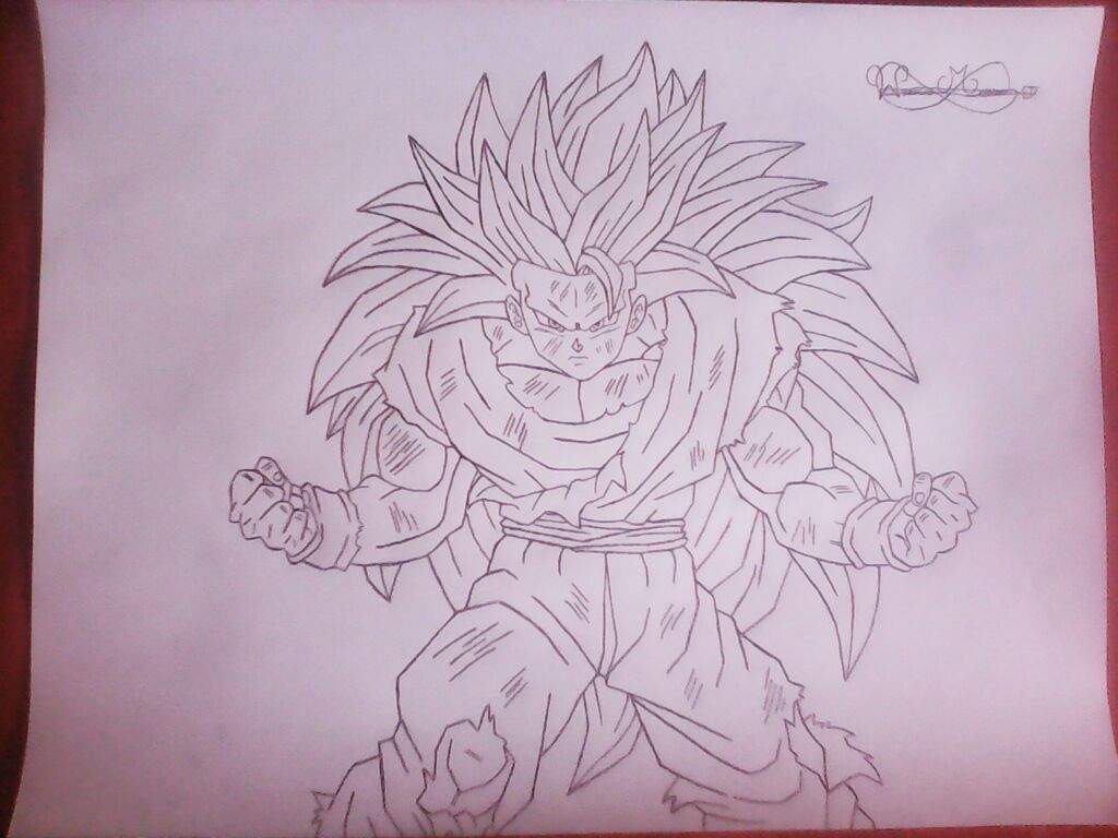 Drawing Goku Ssj3 Dragonballz Amino