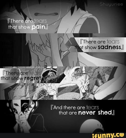 Anime depressed quotes | Anime Amino