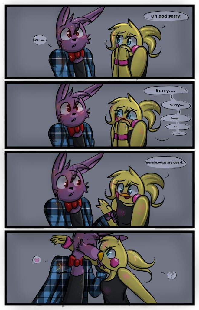 fnaf bonnie x toy chica