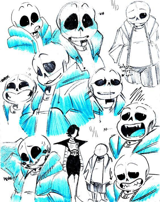 Undertale sans drawing styles | Wiki | Undertale Amino