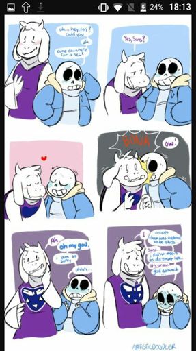 Toriel x Sans comic | Undertale Amino