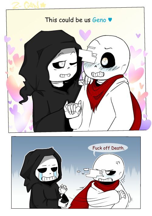 Deathafter Reaper Sans × Geno Wiki Undertale Español Amino 