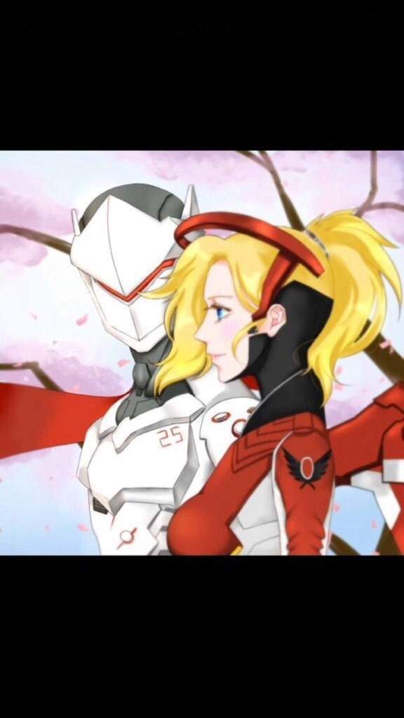 Mercy X Genji Overwatch Amino 8073