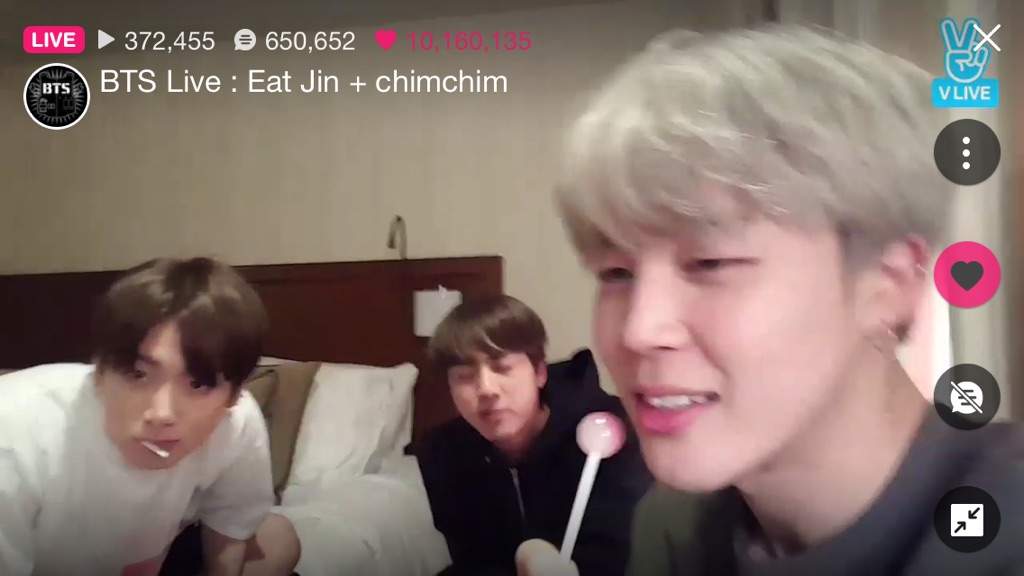 V live !!! Jimin, Jin and Jungkook!!! | ARMY's Amino