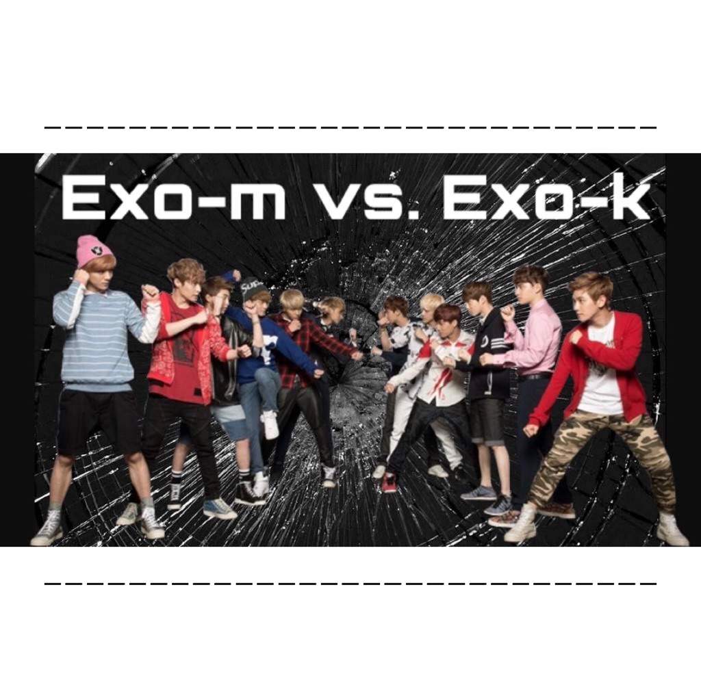 Exo M Vs Exo K K Pop Amino