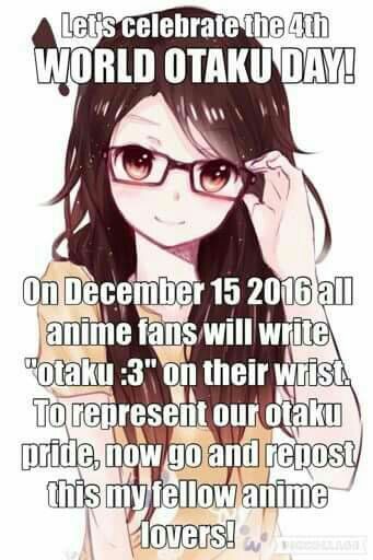 Happy Otaku Day Anime Amino