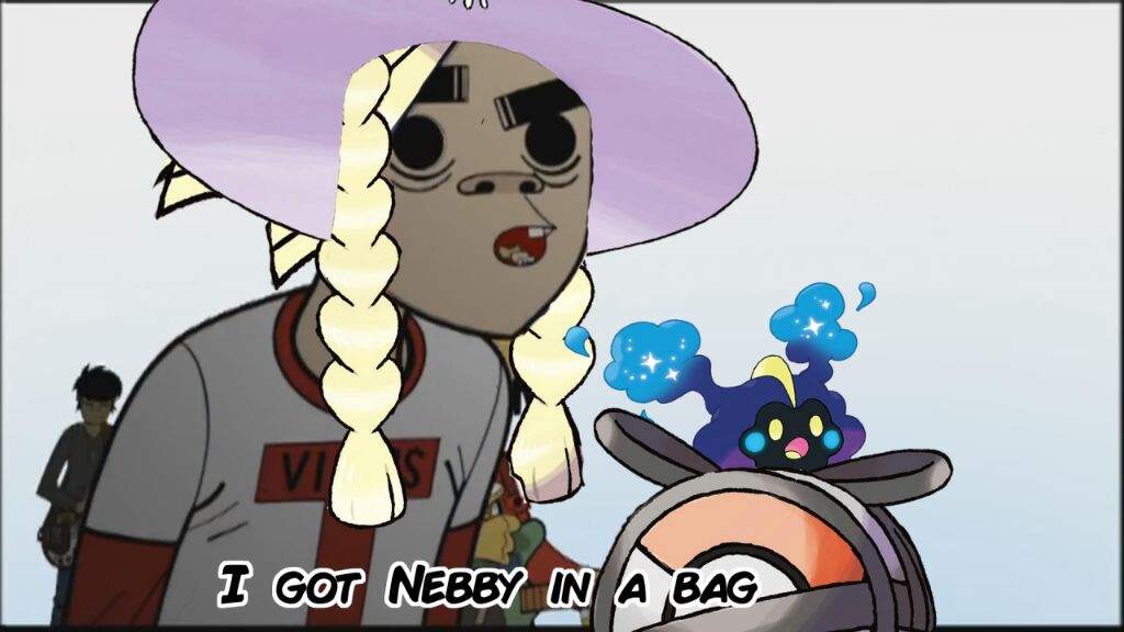 Nebby in the bag memes | Pokémon Amino