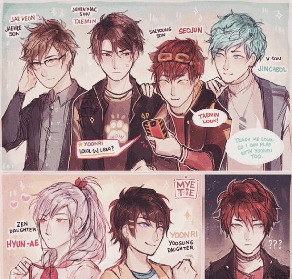 Mystic messenger au kids | Mystic Messenger Amino