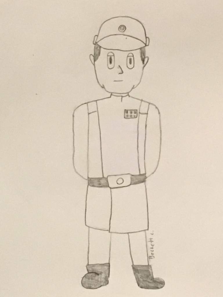 star wars imperial navy lieutenant sketcil
