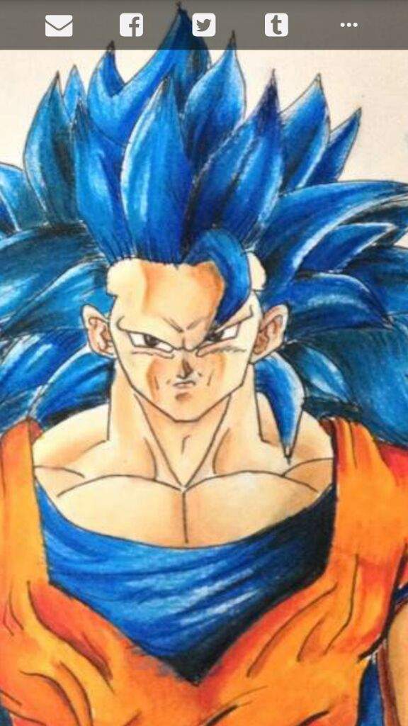 Drawing of goku super saiyan blue 3 | DragonBallZ Amino