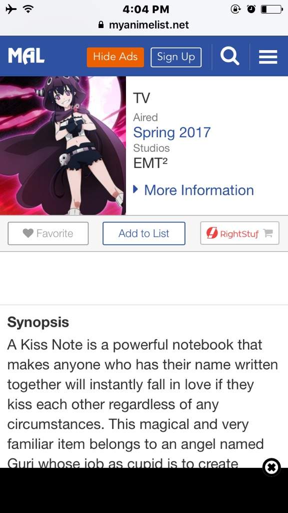 Kiss Note Anime Amino