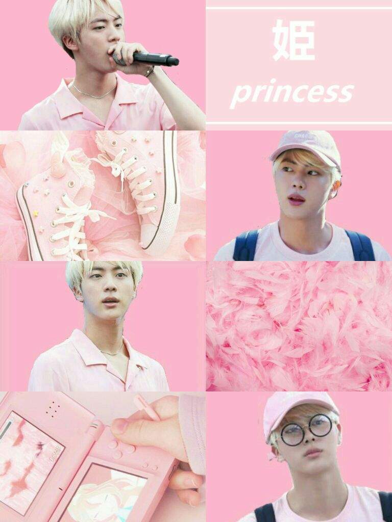 Pink Aesthetic  Wallpaper  Jin  K Pop Amino