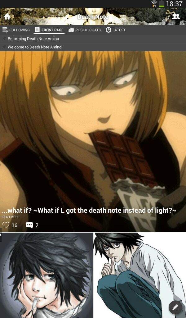 What If What If L Got The Death Note Instead Of Light Death Note Amino