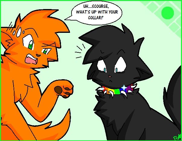 What Color Do You Think Scourge's Collar Is? | Warriors Amino