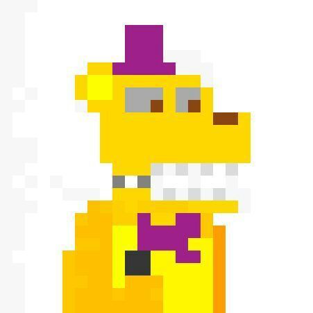 8-bit Fredbear | Five Nights At Freddy's Amino