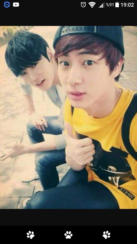 Jin and his brother | ARMY's Amino