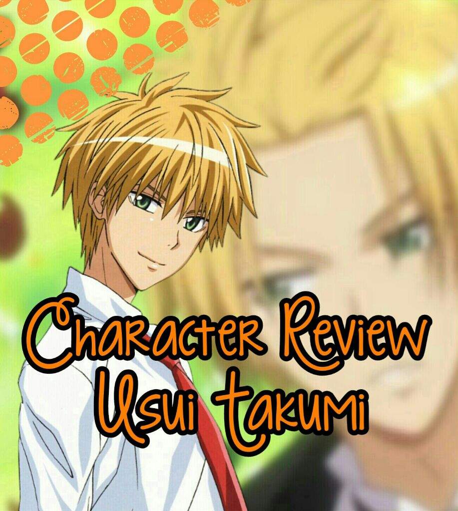 Character review- Usui Takumi | Anime Amino