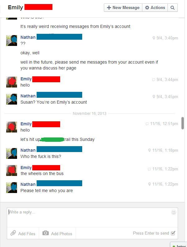 My Dead Girlfriend Keeps Messaging Me On Facebook My dead girlfriend keeps messaging me on Facebook (review