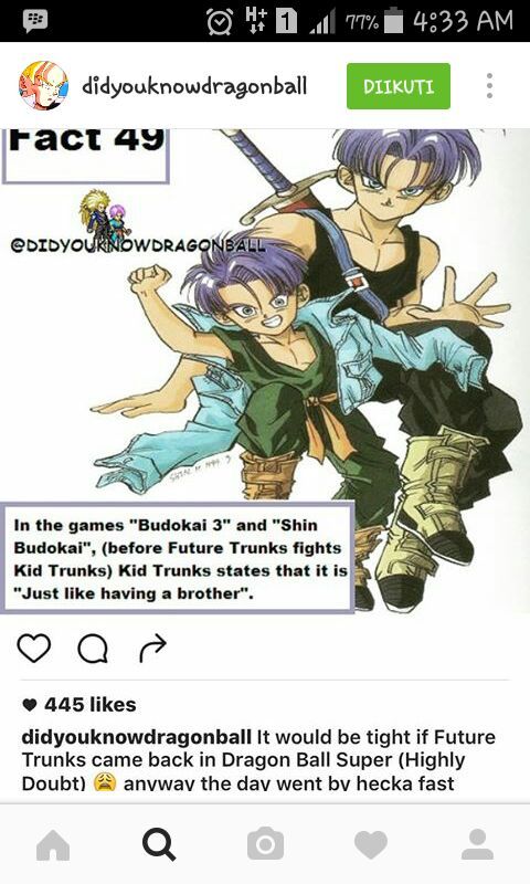 Future Trunks And Kid Trunks' Relationship | DragonBallZ Amino