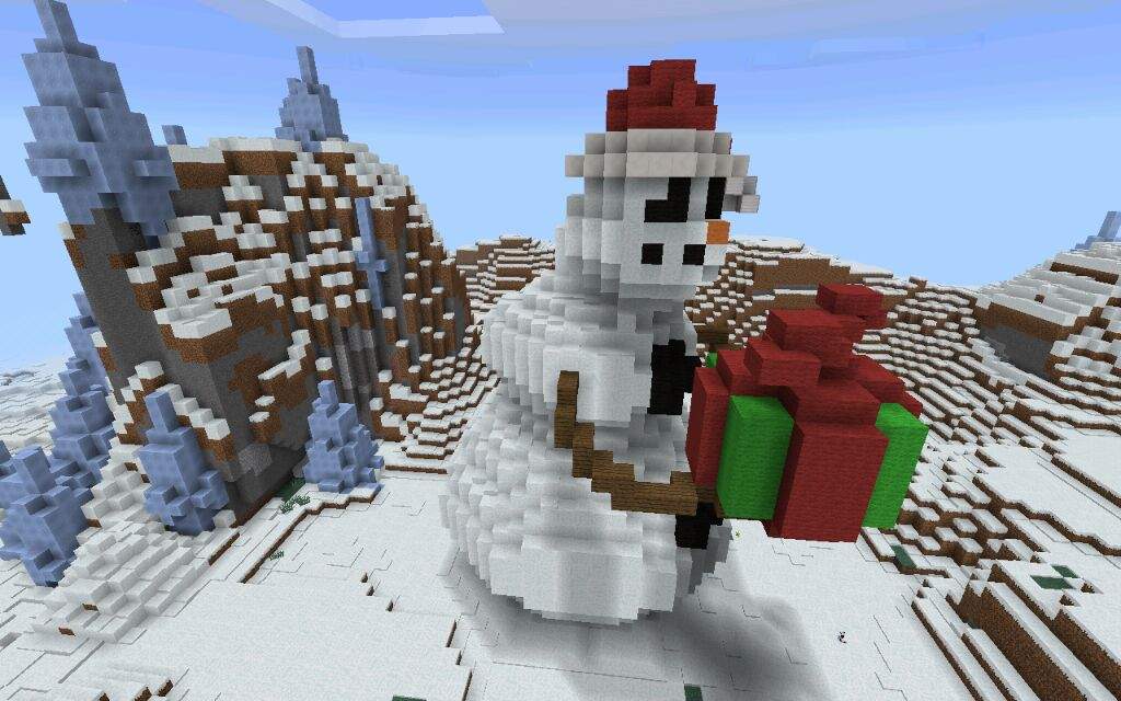 Giant Snowman Minecraft Build Requested Minecraft Amino