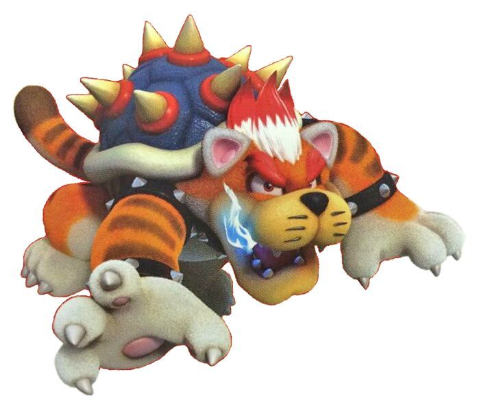 super mario 3d world bowser cat