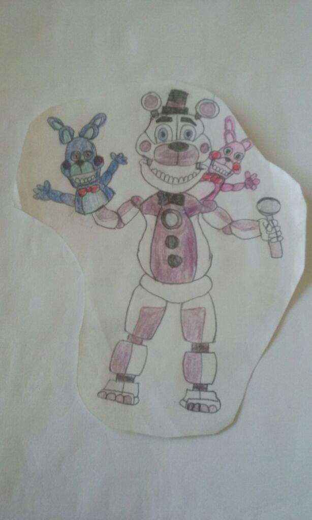 Funtime Freddy,bon-bon,and Bonnet 