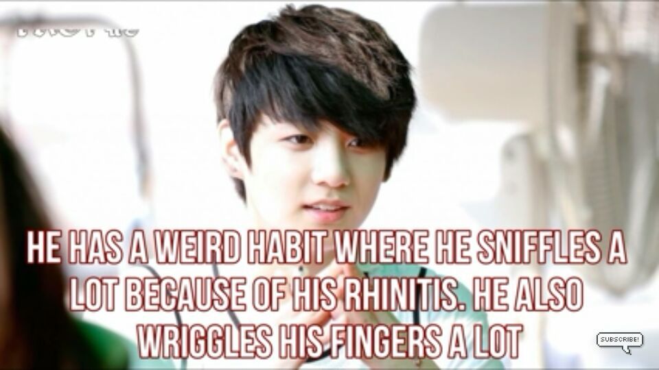 Jungkook has Rhinitis ARMY's Amino