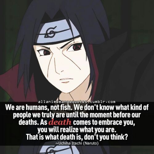 Itachi Uchiha Most Amazing Quotes | Naruto Amino