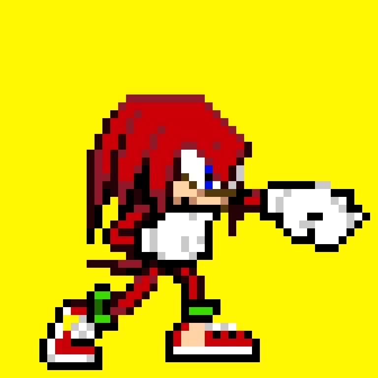 Knuckles 8 bits | •Arte Amino• Amino