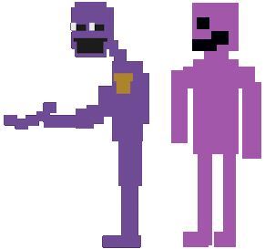 Which character you want me to draw 8 bit purple guy or FNAF world ...