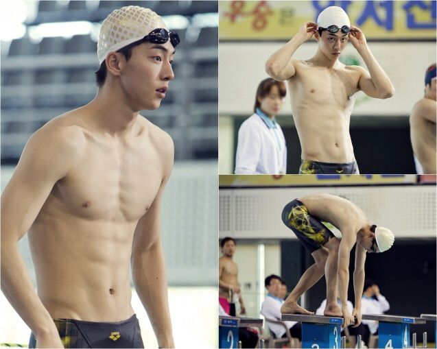 🏻 Nam Joo Hyuk was made to be a swimmer.