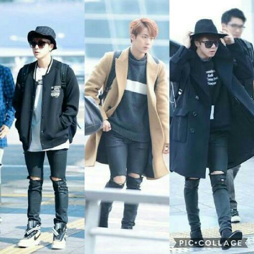 bts black ripped jeans