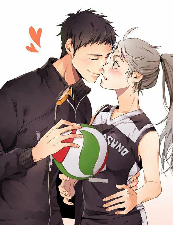 Daichi x Sugawara (female) | Anime Amino