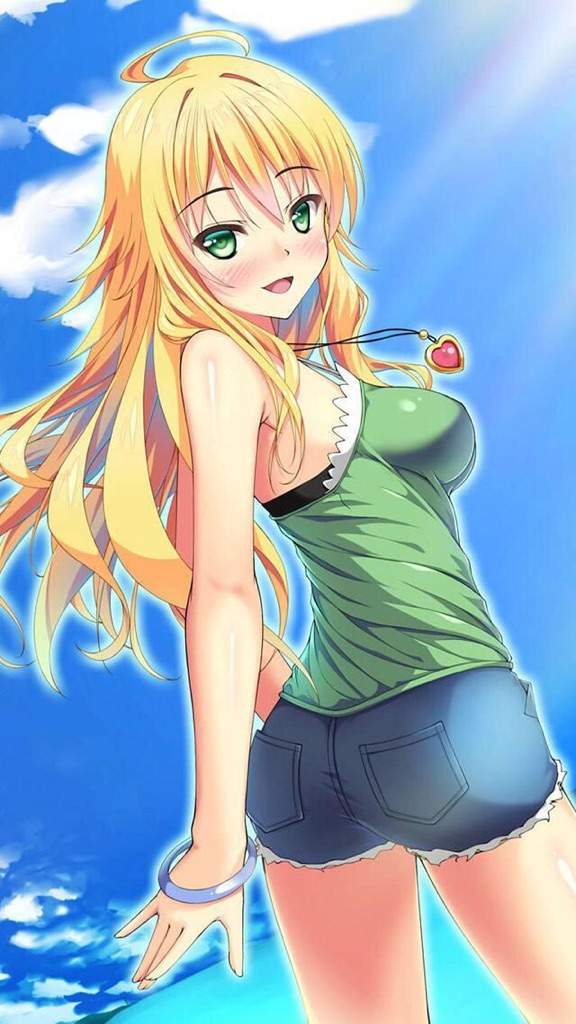 Long hair anime shorts curvy