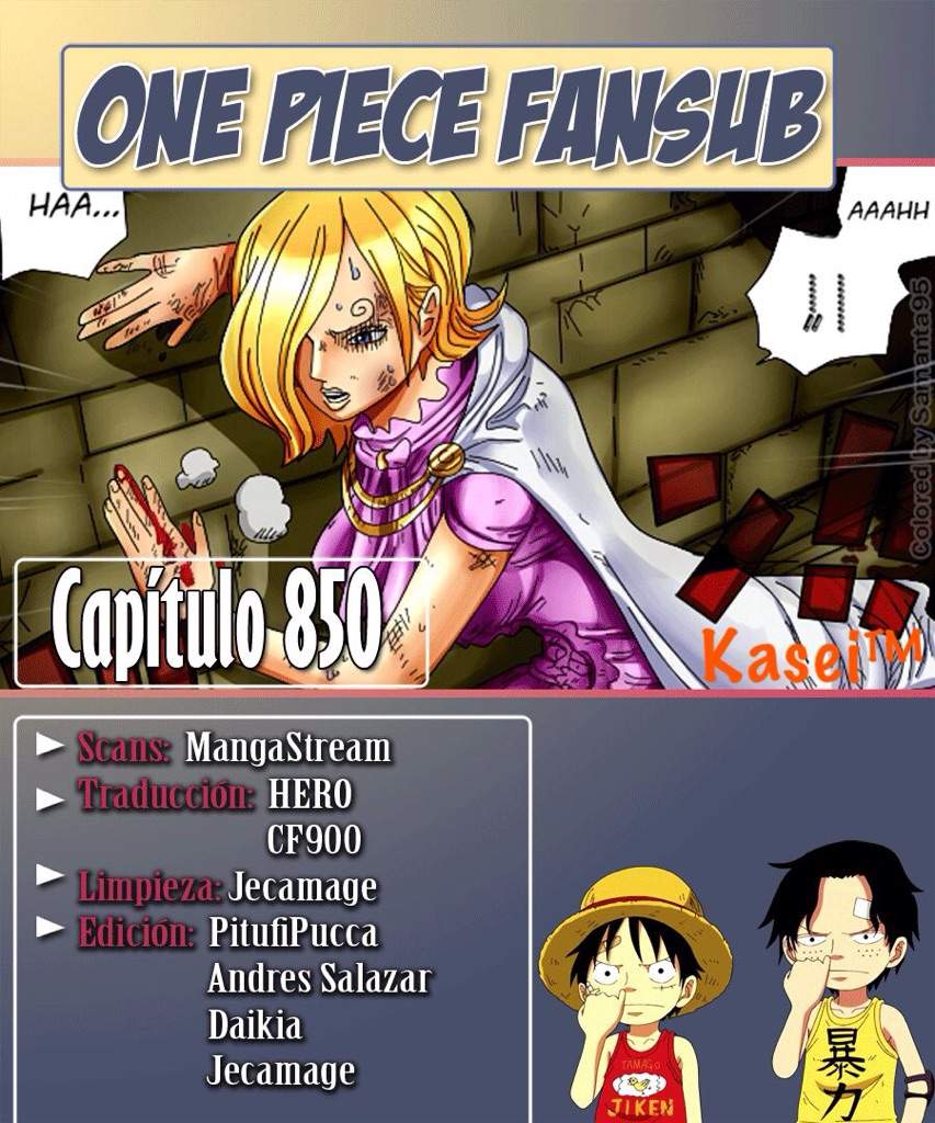 Manga One Piece 850 One Piece Amino