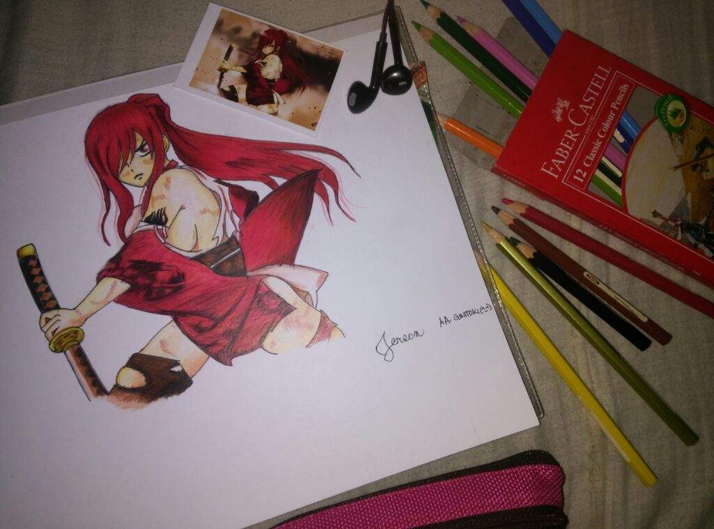 Featured image of post Pencil Erza Scarlet Drawing